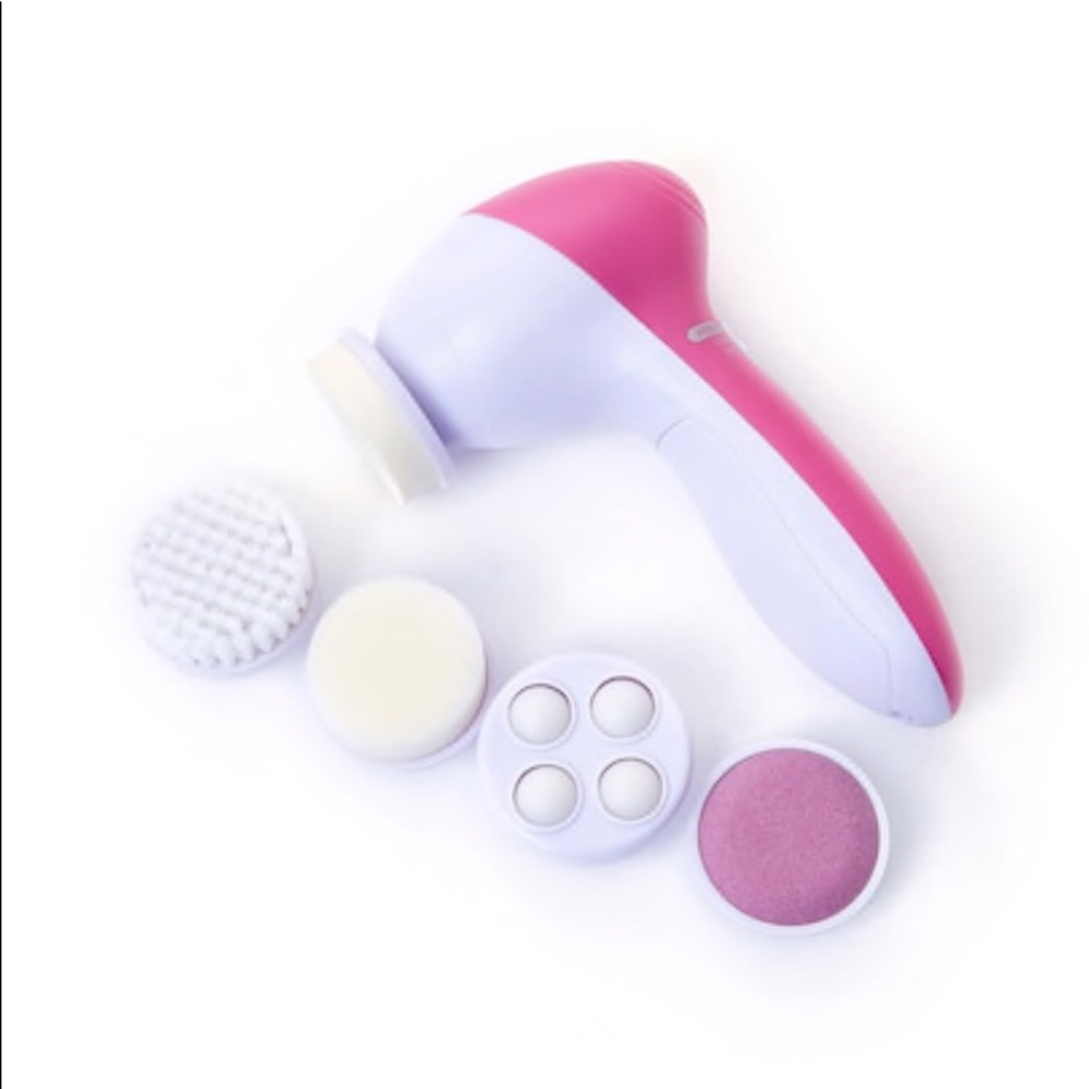 Two Tone Cleansing Instrument With Brush .